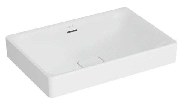 Vitra 7535B001-0673 Metropole Dikdörtgen Çanak lavabo, 60cm Mat Beyaz.